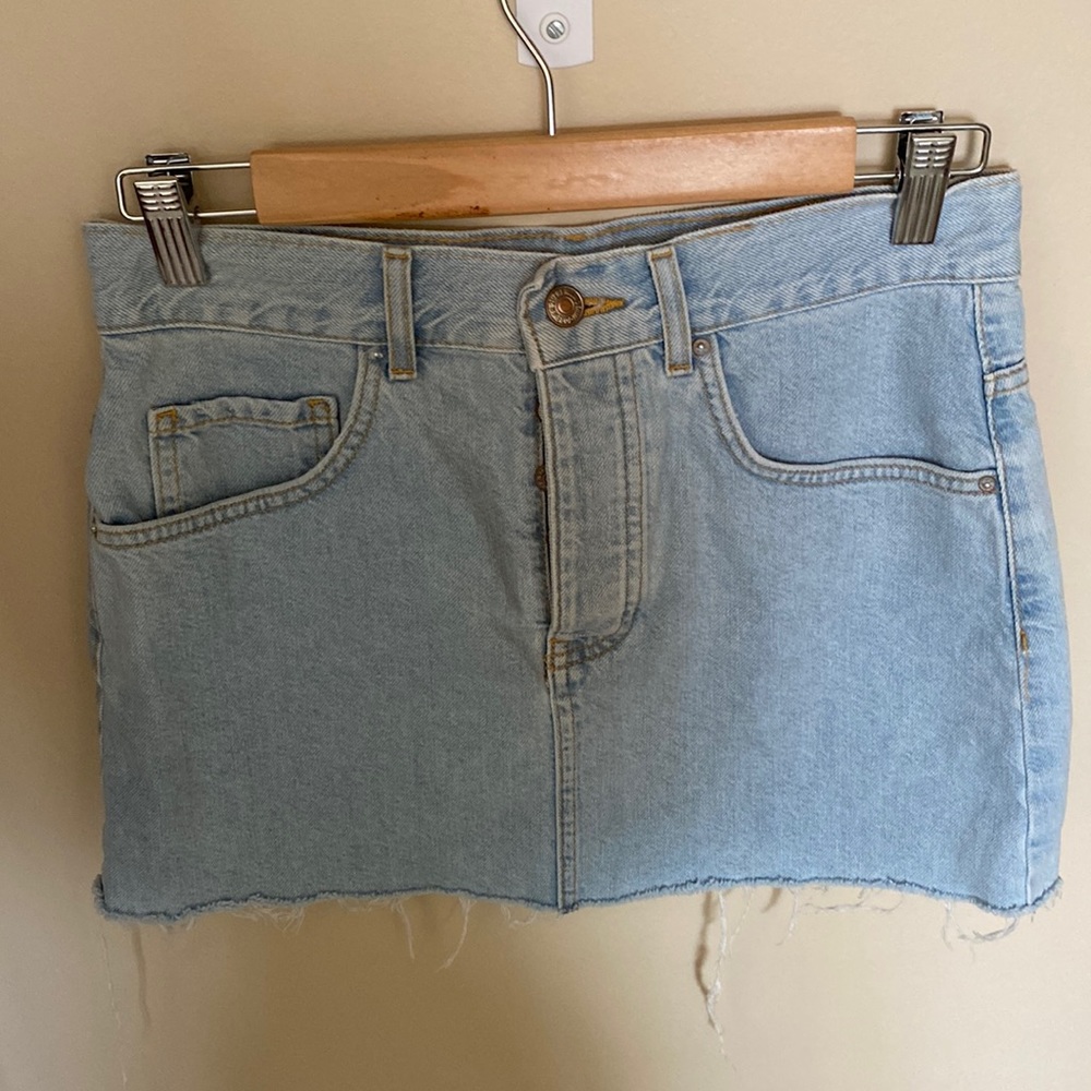 ❤️Distressed Jean Skirt